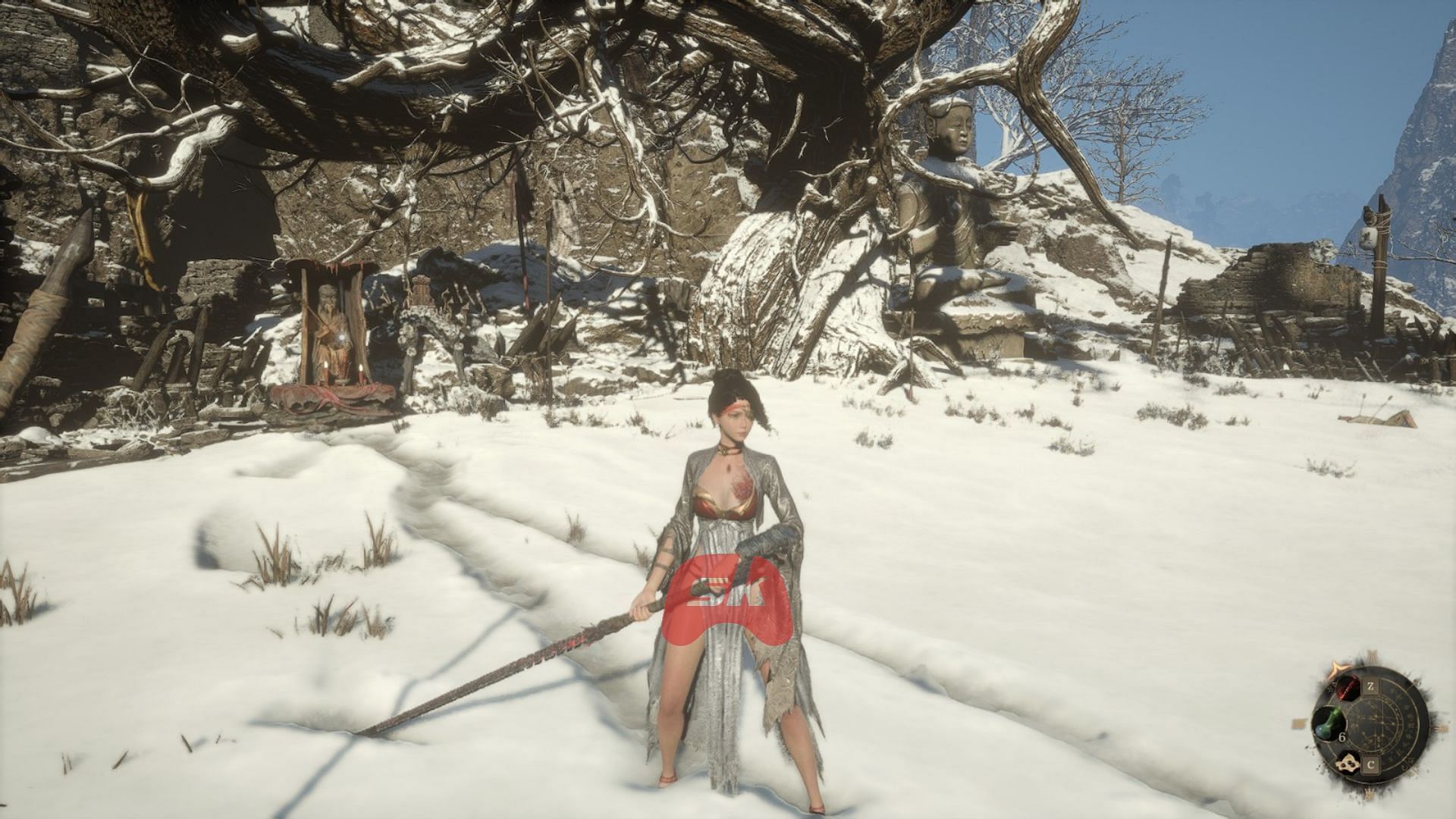 Longsword in Wuchang: Fallen Feathers (Image via Sportskeeda Gaming // 505 Games)